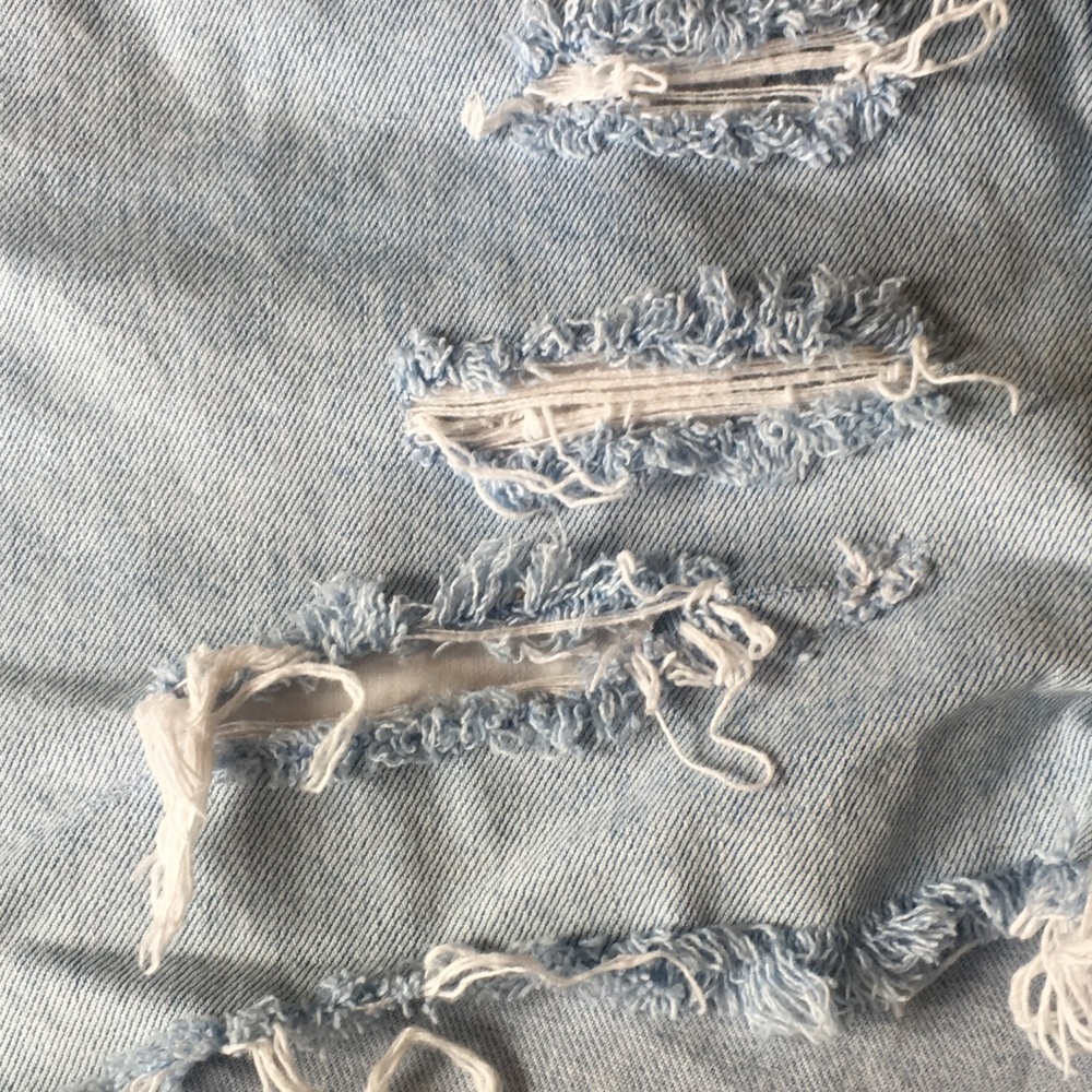 Custom Ripped Jean Shorts! - Picture 2 of 2